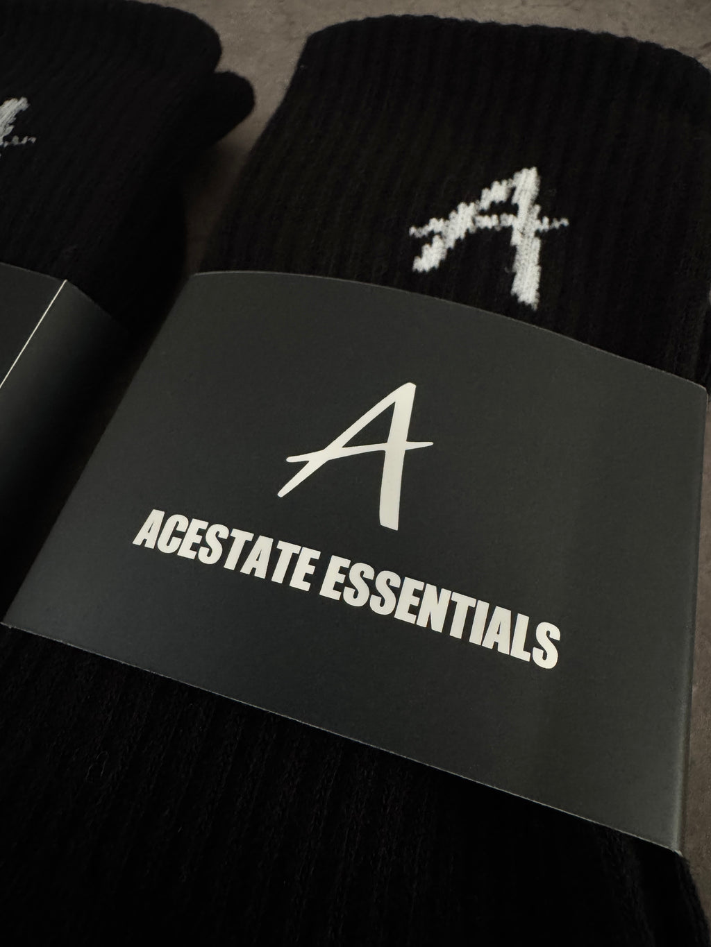 Essential Socks 2-Pack (Black)