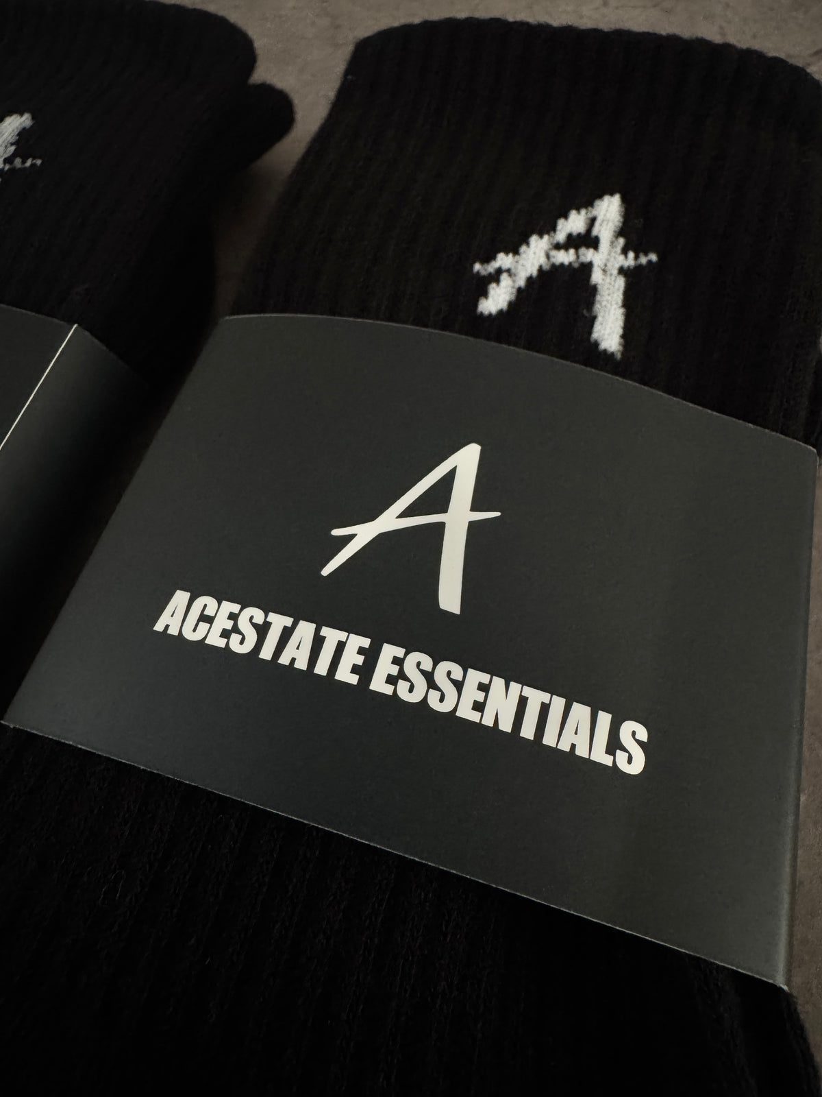 Essential Socks 2-Pack (Black)