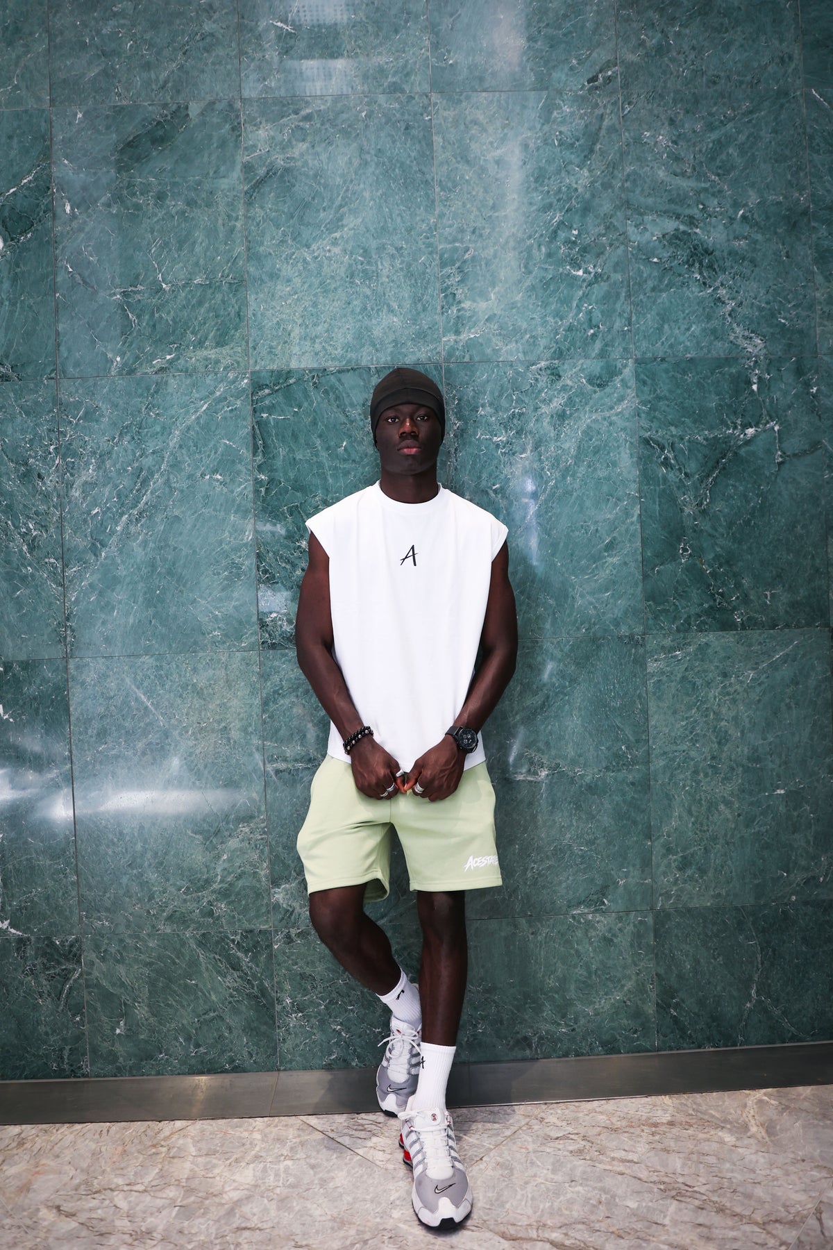 Essential Boxy Tank Top (White)